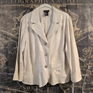 NWT RQT Romance Novel Light Weight Blazer Jacket Size Large